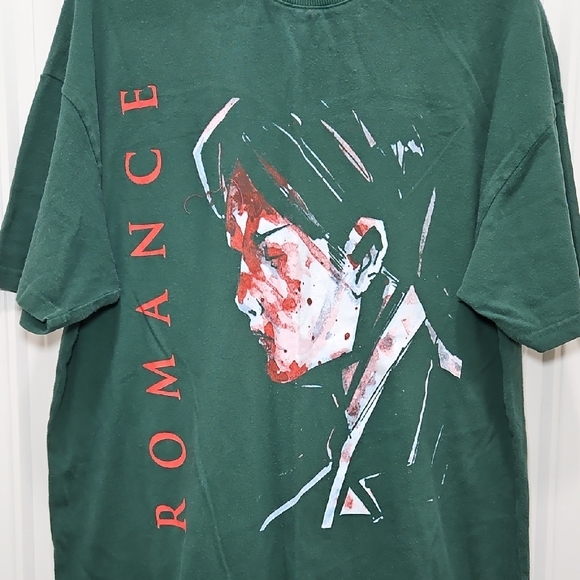 My Chemical Romance Green Graphic Unisex Band T-Shirt - Picture 2 of 5